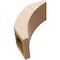 Ekena Millwork 5-inch W x 10-inch D x 10-inch H Thorton Rough Cedar Woodgrain TimberThane Knee Brace, Primed BRCUR05X10X10THRRCPR - alternate 5